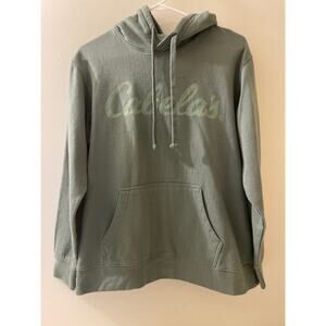Cabela's Hoodie‎ Women's Size Large Green Pullover Workout Sweatshirt